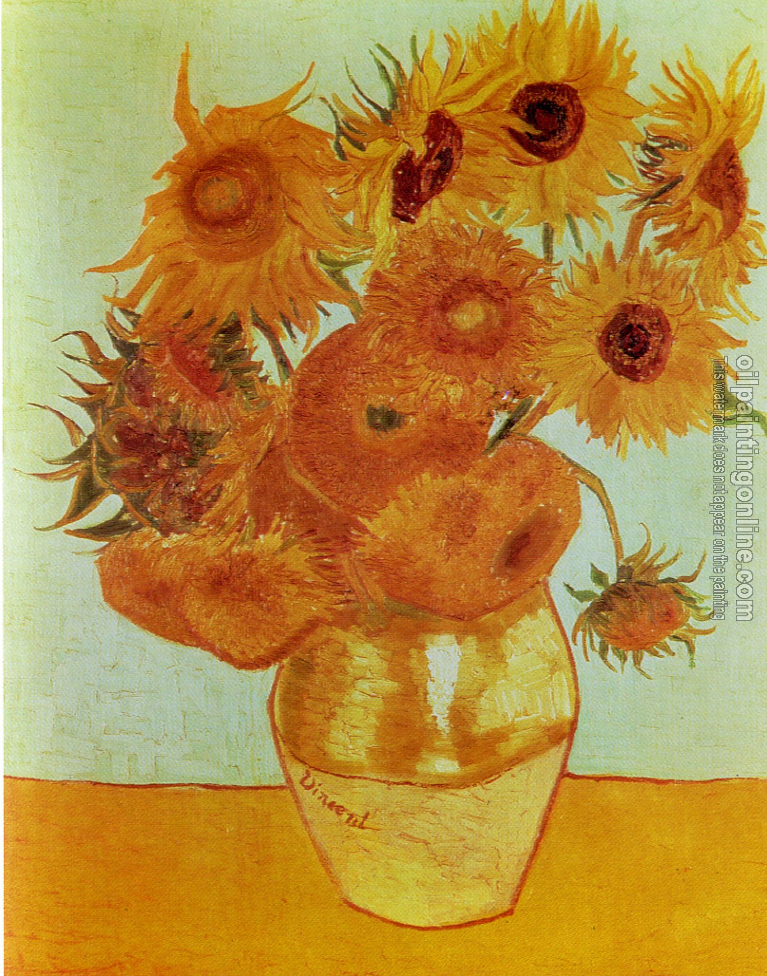 Gogh, Vincent van - Twelve sunflowers in a vase